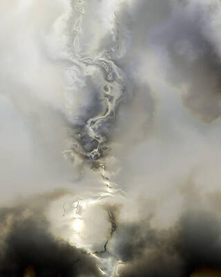 Unique Wall Art featuring the digital art Ether 2 by Vic Eberly