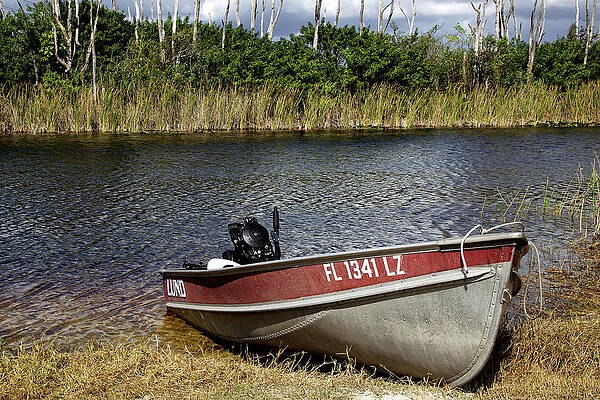 Florida Wall Art featuring the photograph Everglades Boat by Alberto Audisio