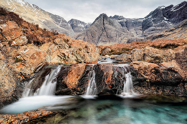 Wall Art featuring the photograph Fairy Pools by Grant Glendinning