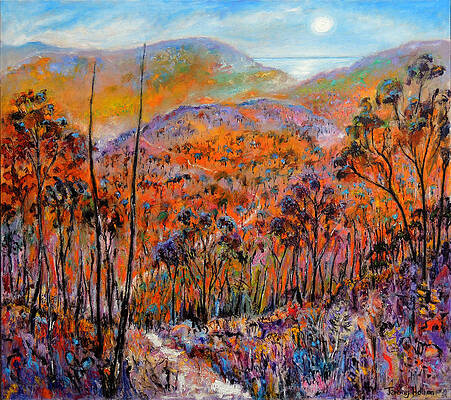 Place Wall Art featuring the painting Faraway Kingdom by Jeremy Holton