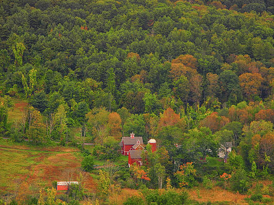 Wall Art featuring the photograph Farm From The Connecticut Appalachian Trail by Raymond Salani III