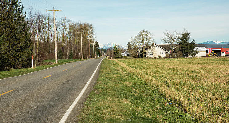 Farm Photograph - Farm Road In Winter by Tom Cochran