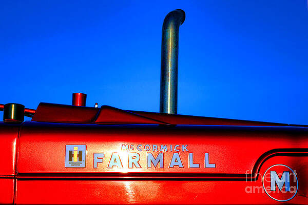 Wall Art featuring the photograph Farmall Sunset by Olivier Le Queinec