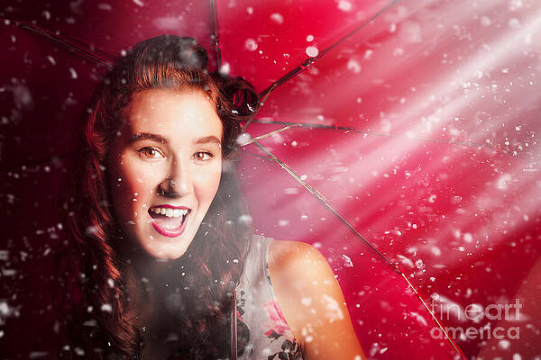 Wall Art featuring the photograph Fifties Summer Fun Pin Up by Jorgo Photography