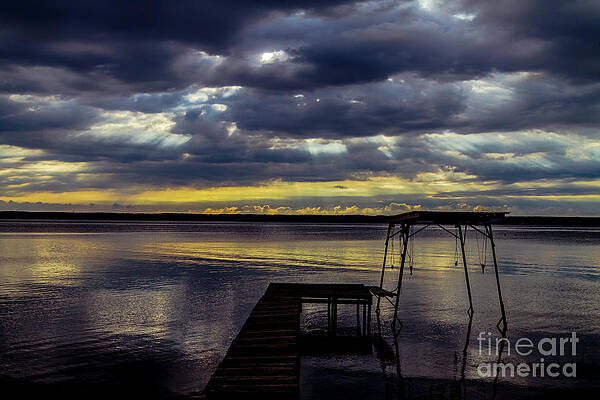 Sunrise Photograph - Fighting Dawn by William Norton