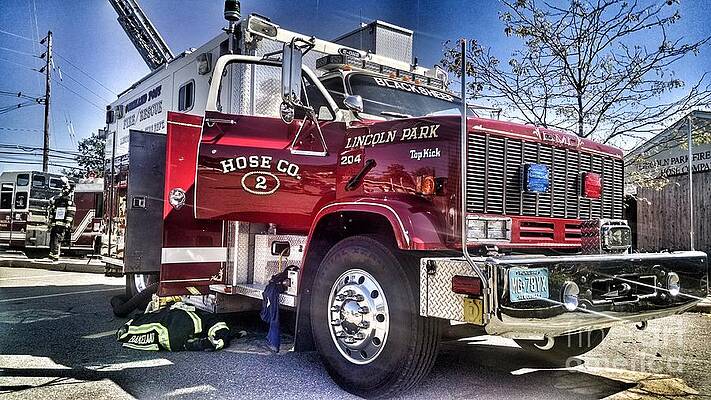 Wall Art featuring the photograph Firemen Honor And Sacrifice #2 by Christopher Lotito