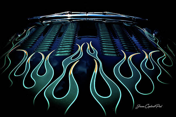 Wall Art featuring the photograph Flames by Joann Copeland-Paul