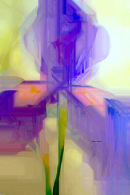 Nature Wall Art featuring the digital art Flower 9215 by Rafael Salazar