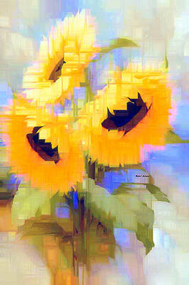 Nature Wall Art featuring the digital art Flower 9235 by Rafael Salazar