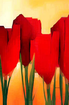 Nature Wall Art featuring the digital art Flower 9240 by Rafael Salazar