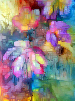 Nature Wall Art featuring the digital art Flower 9350 by Rafael Salazar