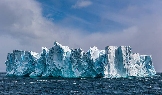 Wall Art featuring the photograph Fortress Antarctica - Iceberg Photograph by Duane Miller