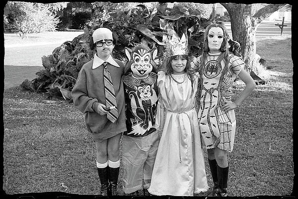 Phoenix Photograph - Four Girls In Halloween Costumes, 1971, Part One by Jeremy Butler