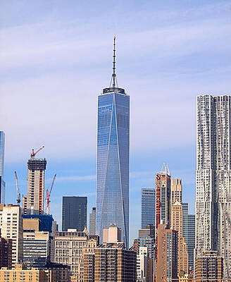 Skyscraper Photograph - Freedom Tower I I I by Robert Newman