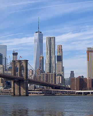 Sky Wall Art featuring the photograph Freedom Tower I I by Robert Newman