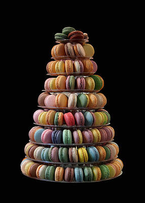 Wall Art featuring the photograph French Macarons by Rona Black