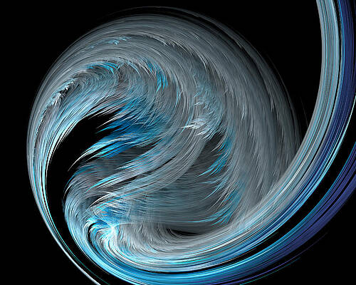 Unique Wall Art featuring the digital art Frozen In Time by Vic Eberly