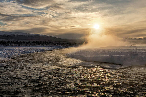 Wall Art featuring the photograph Frozen Mist by Fred Denner