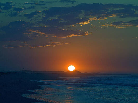 Sky Wall Art featuring the photograph Full Sun Up by Robert Newman