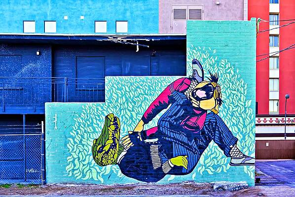 Las Vegas Photograph - Funny Mural by Tatiana Travelways