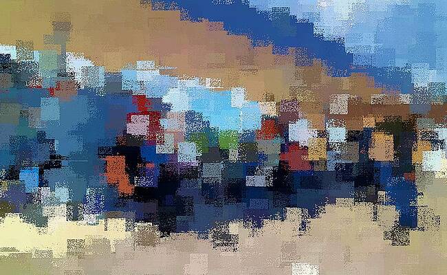 Wall Art featuring the digital art The Overpass by David Manlove