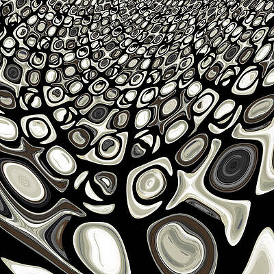 Geometric Wall Art featuring the digital art Gathering by Vic Eberly