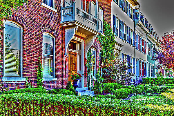 Architecture Wall Art featuring the photograph Geneva Rowhouse by William Norton