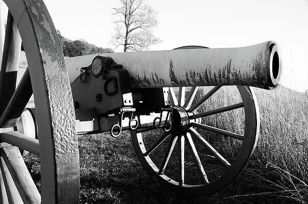 Wall Art featuring the photograph Gettysburg Cannon by Gary Wightman