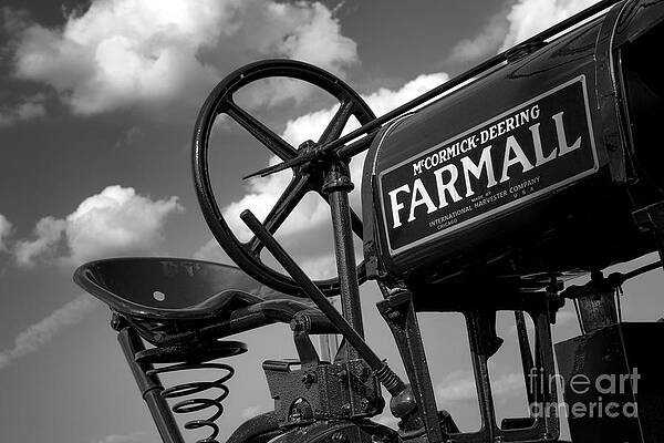 Wall Art featuring the photograph Ghost Of Farmall Past by Olivier Le Queinec