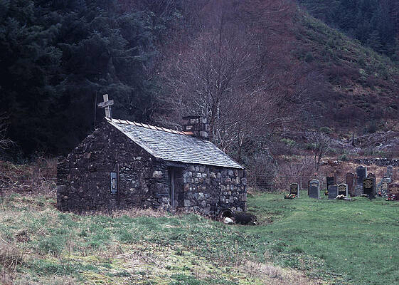 Wall Art featuring the photograph Glencoe Chapel by Kenneth Campbell