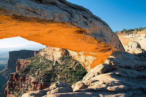 Desert Photograph - Golden Arch by Nicholas Blackwell