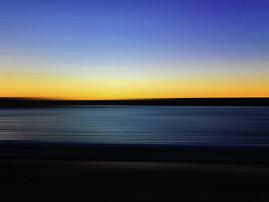 Sky Digital Art - Golden Horizon by Gina Harrison