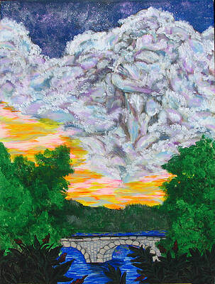 Wall Art featuring the painting Golden Hour by Megan Thompson