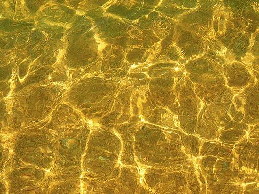 Abstract Photograph - Golden Wave by Steven Robiner
