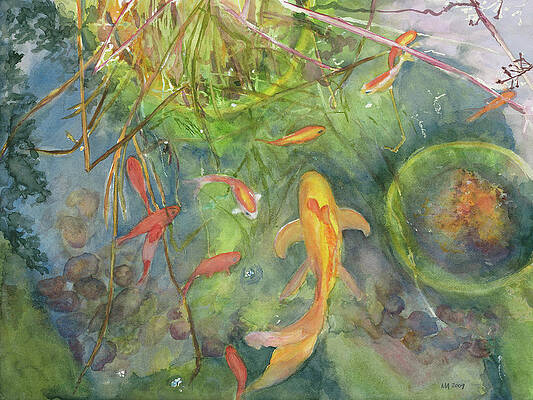 Goldfish Pond 1 by Madeleine Arnett