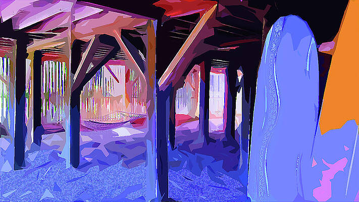 Wall Art featuring the digital art Good Vibrations by Gina Harrison