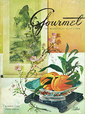 Gourmet Magazine August 1952 Cover Photograph