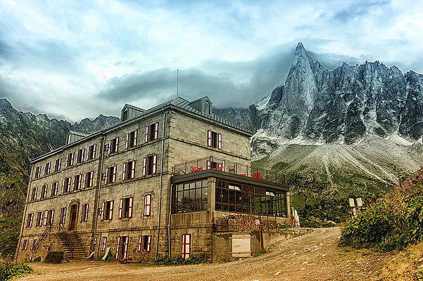 Photograph - Grand Hotel Du Montenvers by Chris Boulton