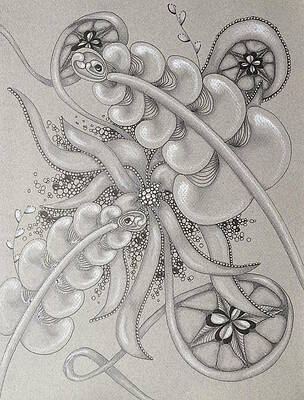 Gray Garden Explosion by Jan Steinle