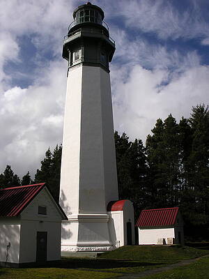 Washington Photograph - Grays Harbor Light by C Thomas Cooney