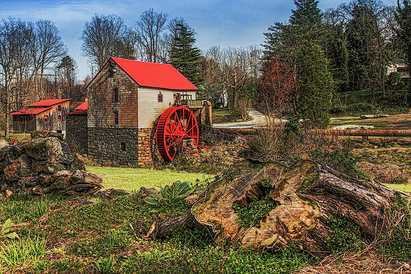 Wall Art featuring the photograph Early Spring At The Mill by Jacalyn Ackerman