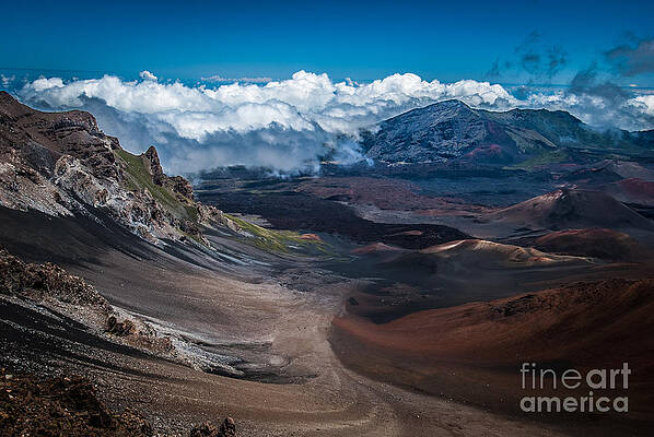Wall Art featuring the photograph Haleakala Crater by Blake Webster