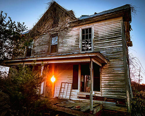 Photograph - Haunted Sunset by Marshall Hurley