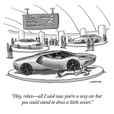 Sexy Drawing - Hey Relax by Joe Dator