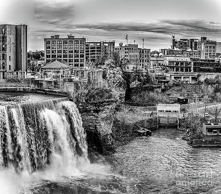 Architecture Wall Art featuring the photograph High Falls Neighborhood by William Norton