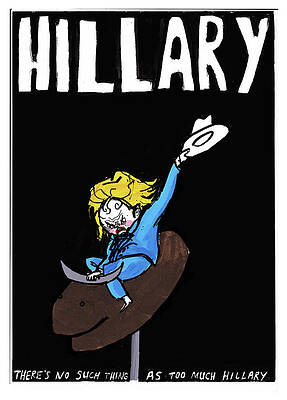 Hillary Clinton Campaign Poster Print