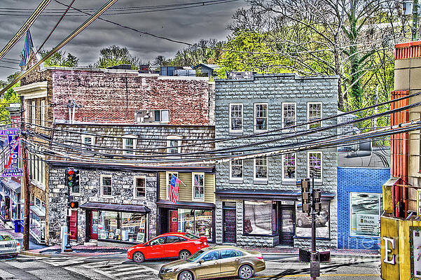 Architecture Wall Art featuring the photograph Historic Ellicott City by William Norton