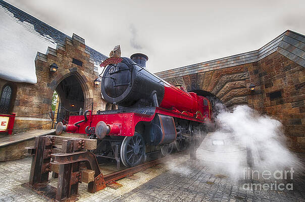 Architecture Photograph - Hogwarts Express by Darcy Michaelchuk