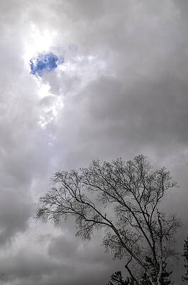 Natural Photograph - Hole In The Sky by Steve L'Italien