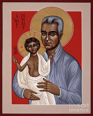 Rutilio Grande with Christ Child Wall Art